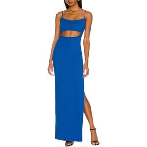 NWT Lovers + Friends Layla Maxi Dress in Blue Quartz Size Small
